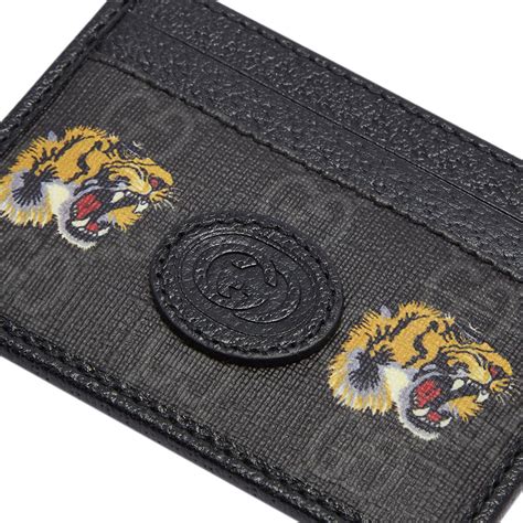 gucci tiger credit card holder|Gucci card holder euro.